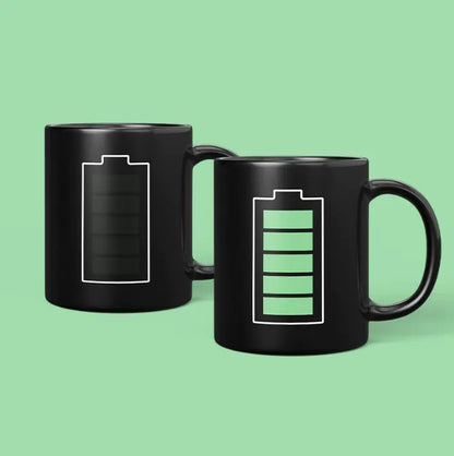 "Chargable" Thermo Sensitive Coffee Mug