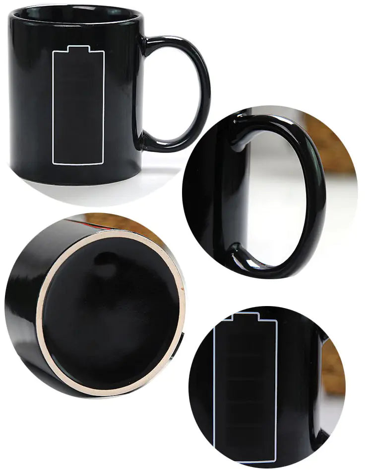 "Chargable" Thermo Sensitive Coffee Mug
