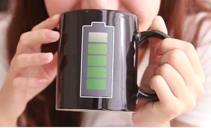 "Chargable" Thermo Sensitive Coffee Mug